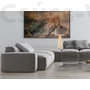Kép 2/4 - BPS Glamour Henger Álló Lámpa - Barna/Ezüst - 50 cm