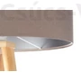 Kép 4/4 - BPS Glamour Henger Álló Lámpa - Barna/Ezüst - 50 cm
