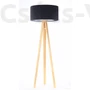 Kép 1/4 - BPS Glamour Henger Álló Lámpa - Fekete/Ezüst - 50 cm