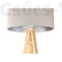 Kép 3/4 - BPS Glamour Henger Álló Lámpa - Szürke/Ezüst - 50 cm