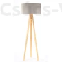 Kép 4/4 - BPS Glamour Henger Álló Lámpa - Szürke/Ezüst - 50 cm