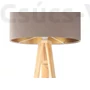 Kép 3/4 - BPS Glamour Henger Álló Lámpa - Barna/Arany - 50 cm Fenyő lábbal 1XE27