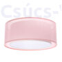 Kép 1/3 - Bps - Viventi függeszték átlátszó rózsaszín/fehér búrával-40cm