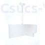 Kép 6/7 - Bps - Galaxy - Candy Aszimmetrikus  Függeszték lámpa - 50 cm - fehér