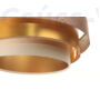 Kép 4/5 - BPS Triniti szatén  függeszték bézs-arany-krém/arany belsővel  60 cm