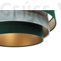 Kép 4/5 - BPS Triniti függeszték zöld színű-dekor csíkkal /arany belsővel  60 cm