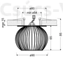 Kép 3/3 - SK-93 BK G9 40W 230V fekete dekoratív Mennyezeti - Candellux