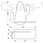 Kép 4/4 - Candellux- CACTUS fali lámpa LED 4W 4000K - zöld