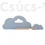 Kép 1/2 - Cloud kék színű-két felhővel-polccal Led falilámpa 5W-os-Candellux