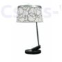 Kép 1/2 - Impresja asztali lámpa ArtDeco stílusú E27 fehér/króm Candellux-41-45372