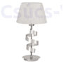 Kép 1/3 - Candellux-DENIS Asztali lámpa 1X60W E27-ezüst