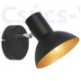 Kép 1/2 - DISO Fali lámpa 1X40W E27 Fekete Arany