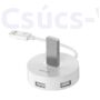 Kép 6/8 - Baseus- Round box USB elosztó- fehér