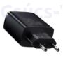 Kép 3/9 - Baseus - kompakt gyorstöltő, 2xUSB USB-C - fekete