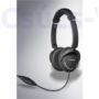 Kép 1/4 - Cabston- multimédiás fejhallgató, állítható, összecsukható- fekete
