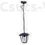 Kép 1/4 - Eko-Light- FOX Kültéri Függeszték mennyezeti  Fekete IP44 1xE27