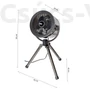 Kép 7/8 - Eko-Light- Álló ventilátor, állítható fejjel-szürke