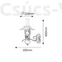 Kép 3/4 - Enna fali lámpa - Rábalux