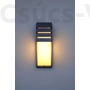 Kép 2/4 - Lutec - City Kültéri Fali Lámpa 1 Light E27 Dark Grey Opal Diffusor
