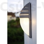 Kép 3/4 - Lutec - City Kültéri Fali Lámpa 1 Light E27 Dark Grey Opal Diffusor