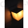 Kép 4/6 - Lutec- Box Cube Square Kültéri Fali Lámpa 1 Light E27 Dark Grey