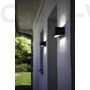 Kép 2/3 - Lutec - Gemini Square Medium Kültéri Led Fali Lámpa Up & Down 1 Light Dark Grey