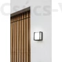 Kép 3/4 - Qubo Square Kültéri Fali Lámpa 1 Light Dark Grey
