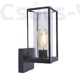 Kép 1/3 - Flair kültéri E27 fali lámpa 1 light black