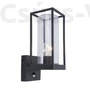 Kép 1/5 - Flair kültéri E27 fali lámpa Pir 1 light black