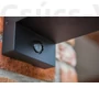 Kép 5/5 - Lutec - Flair Kültéri mozgásérzékelős E27 Fali Lámpa Pir 1 Light Black