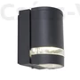 Kép 1/2 - Focus Round kültéri fali lámpa 1 light GU10 dark grey