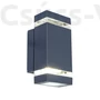 Kép 1/3 - Focus square kültéri LED fali lámpa Up &amp; Down 1 light dark grey
