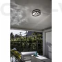 Kép 3/4 - Titan Round Medium Grill Kültéri Fali Lámpa/Mennyezeti 1 Light E27 Dark Grey