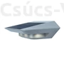 Kép 4/6 - Lutec- Ghost Napelemes Led Fali Lámpa 1 Light Napelemes, Mozgásérzékelős Silver Grey