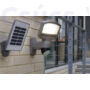 Kép 3/5 - Napelemes Led Fali Lámpa 1 Light Mozgásérzékelővel Silver Grey Plus Solar Panel