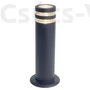 Kép 1/2 - Focus Round kültéri post 1 light GU10 dark grey