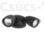 Kép 1/3 - Shrimp new shape kültéri LED fali lámpa 2 light black