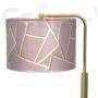Kép 7/7 - MILAGRO - Ziggy - asztali lámpa - arany/rózsaszín mintás