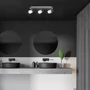 Kép 2/2 - Harold- fürdőszobai lámpa- króm/fekete/opál- beépített LED 15W 1200lm 4000K IP44