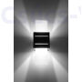 Kép 3/6 - Sollux Fali lámpa -  LORETO fekete
