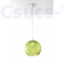 Kép 2/5 - Sollux - Függeszték lámpa - BALL zöld