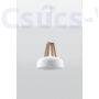 Kép 2/4 - Sollux - Függeszték lámpa - CASCO Fehér/natúr fa