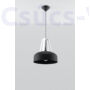 Kép 2/4 - Sollux - Függeszték lámpa - CASCO Fekete/Fehér