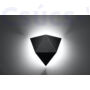 Kép 5/6 - Sollux Geometrikus fém  fali lámpa -  SOLIDO fekete