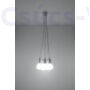 Kép 3/7 - Sollux - Függeszték lámpa - DIEGO 5 Fehér