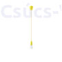 Kép 1/8 - Sollux - Függeszték lámpa - DIEGO 1 sárga