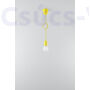 Kép 5/8 - Sollux - Függeszték lámpa - DIEGO 1 sárga
