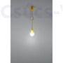 Kép 6/8 - Sollux - Függeszték lámpa - DIEGO 1 sárga