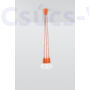 Kép 2/7 - Sollux - Függeszték lámpa - DIEGO 3 narancs