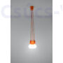 Kép 3/7 - Sollux - Függeszték lámpa - DIEGO 3 narancs
